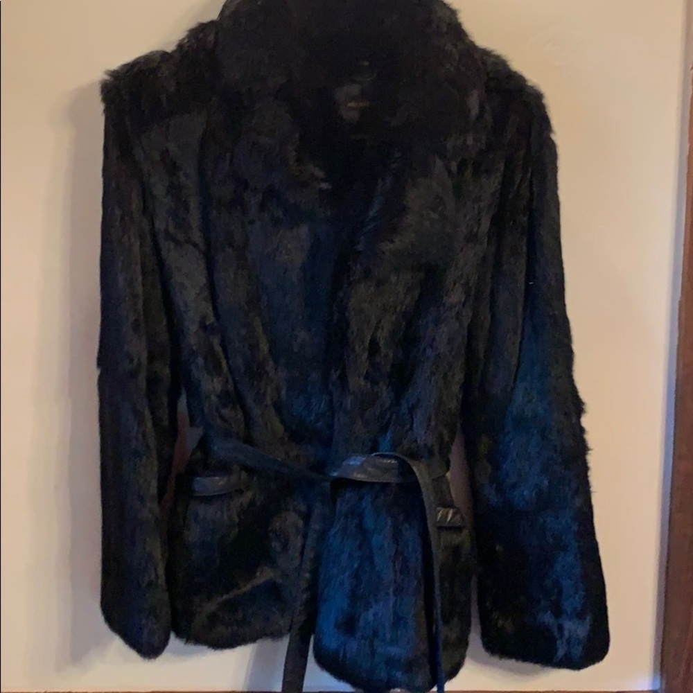 VINTAGE! Rabbit fur coat.